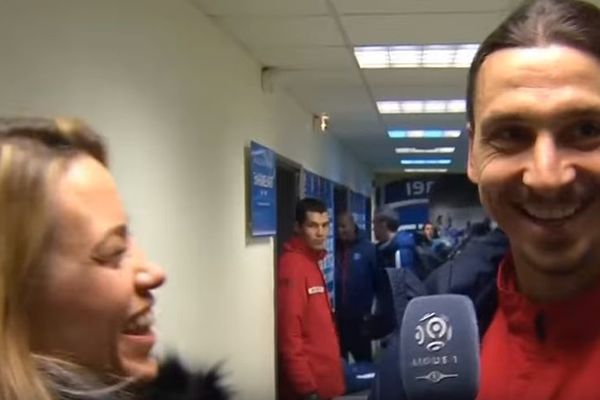 Ibrahimović nasmejao do suza lepu novinarku odgovorom na njeno pitanje! (VIDEO)