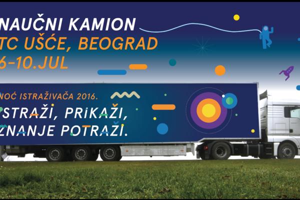 Istraži, prikaži i znanje potraži: Čeka vas naučni kamion ispred TC Ušće!