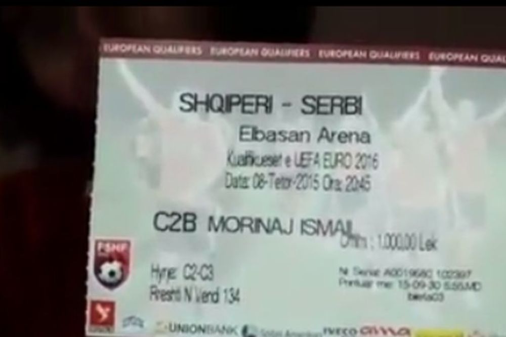 Čovek koji je pustio dron u Beogradu kupio je kartu za utakmicu protiv Srbije! (VIDEO)