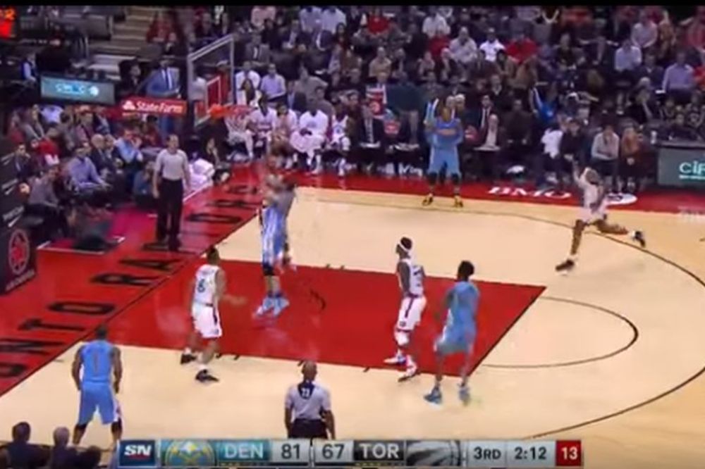 Jokić je na teži način naučio da visina nije bitna u košarci! (VIDEO)