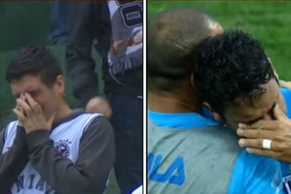 Fudbaleri i navijači zajedno plakali zbog ispadanja brazilskog velikana iz lige! (VIDEO)