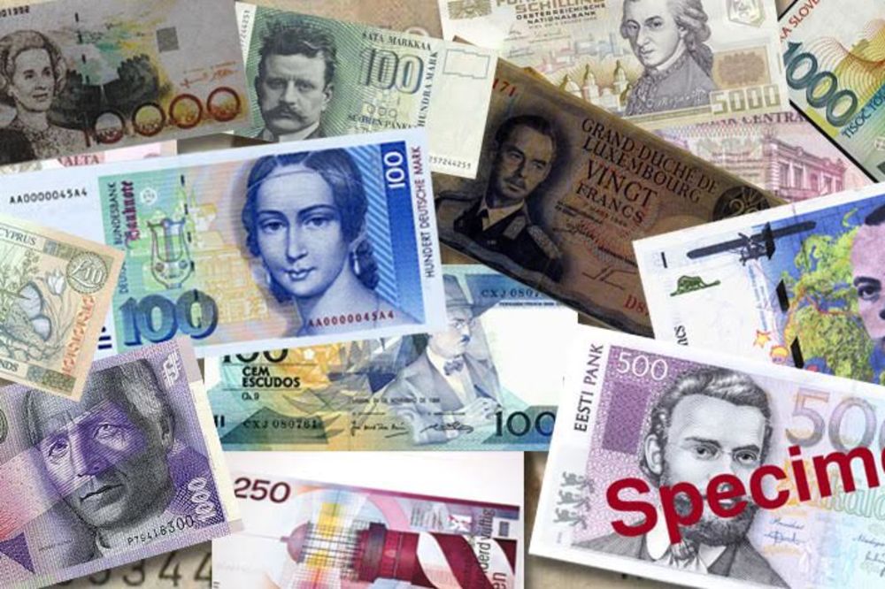Marke, funte, franci... 19 valuta koje je evro uništio (FOTO)
