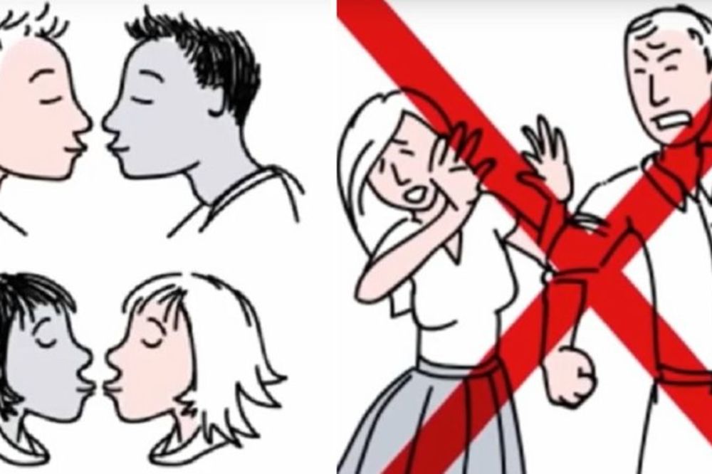 Atak na žene ne može, ljubljenje u javnosti može! (FOTO) (VIDEO)