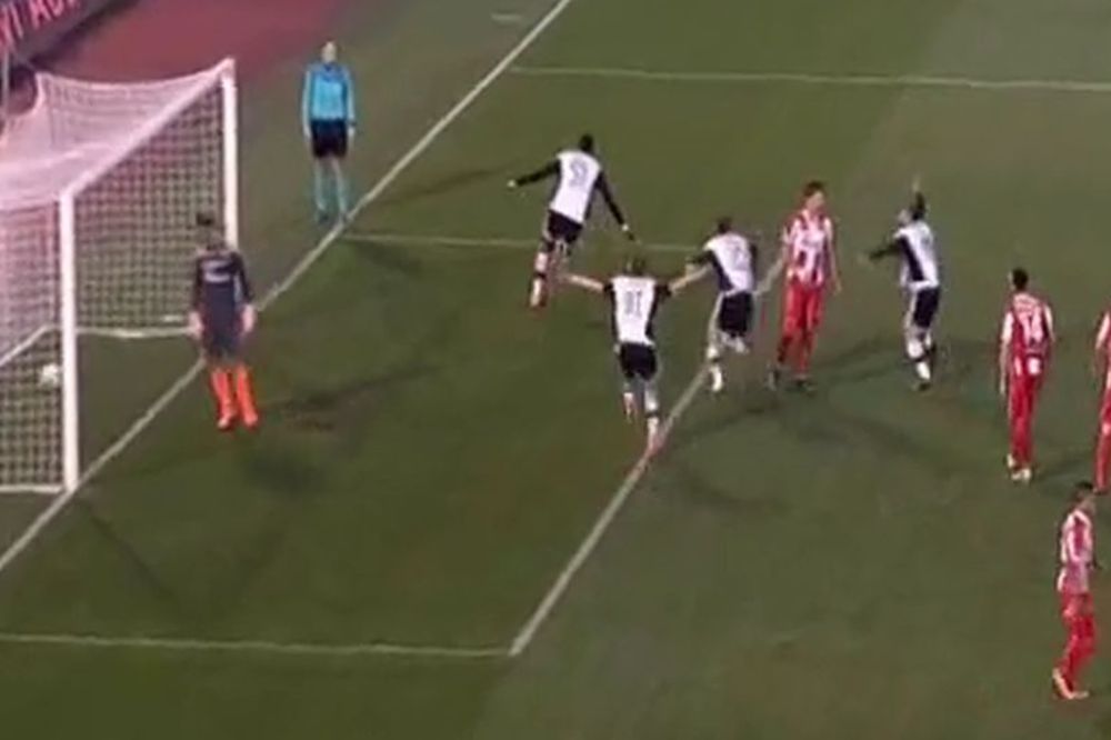 Ovako je Partizan poveo: Gogua na debiju postigao gol u derbiju! (VIDEO)