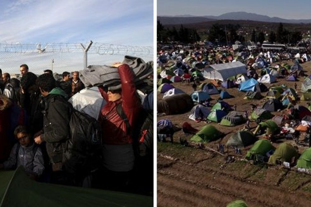 Vanredno stanje na severu Grčke: Blizu 12.000 emigranata čeka na otvaranje granice sa Makedonijom