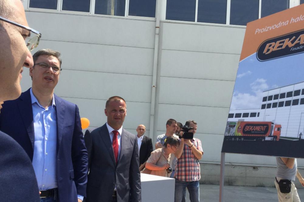 Vučić: Posao za 70 ljudi u Bekamentu! Da radimo više, a ne da plačemo i kukamo (FOTO)