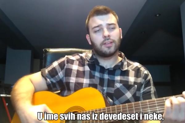 OD*EBITE OD NAS! Cela Srbija priča o pesmi kojom je ovaj dečko NAJSTRAŠNIJE ISPROZIVAO VLAST! (VIDEO)