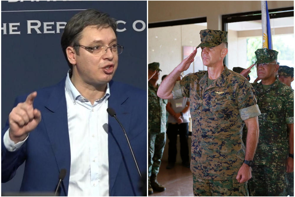 Američki marinci ismevali Vučića, on im poručio: Nisam ni očekivao nešto inteligentno od njih!