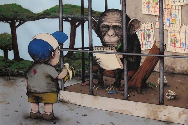 Čuveni Banksy ima ŽESTOKU KONKURENCIJU: On je Dran i ne štedi zidove da PRENESE PORUKU ljudima! (FOTO)