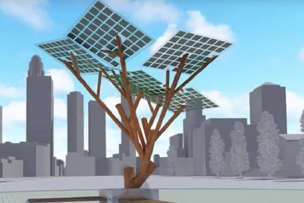 Ekološka skulptura: Francuska postavila prvo e-Drvo u Evropi! (VIDEO)