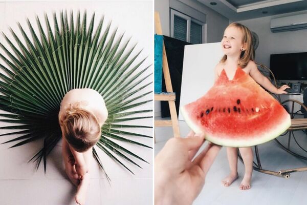 POSTALA JE ZVEZDA: Mama je oblači u voće i povrće, a na Instagramu je prati 40.000 ljudi! (FOTO)