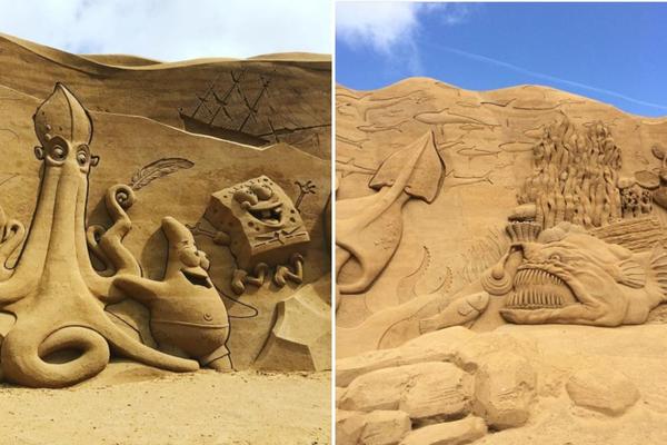 LETNJI FESTIVAL: 3D skulpture od peska preplavile plaže, a glavna atrakcija je visoka 7 metara! (FOTO)