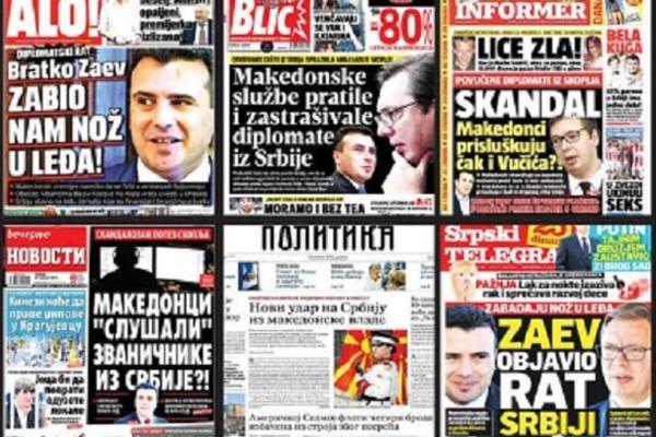 OVO JE ODGOVOR MRZITELJIMA I ZA MNOGE, SLIKA DANA: Naslovnica najtiražnijih makedonskih novina izazvala euforiju u Srbiji!