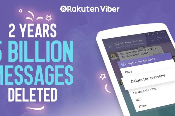 Viber obeležava drugu godišnjicu od uvođenja funkcije “Obriši poruku” – posle 5 milijardi slučajeva u kojima su korisnici bili pošteđeni blama
