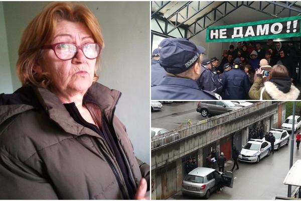 VELIKA SRAMOTA I DRAMA U BEOGRADU: Nakon više od 6 sati, policija napustila zgradu Gordane Radović i ostavila je u suzama! (VIDEO)