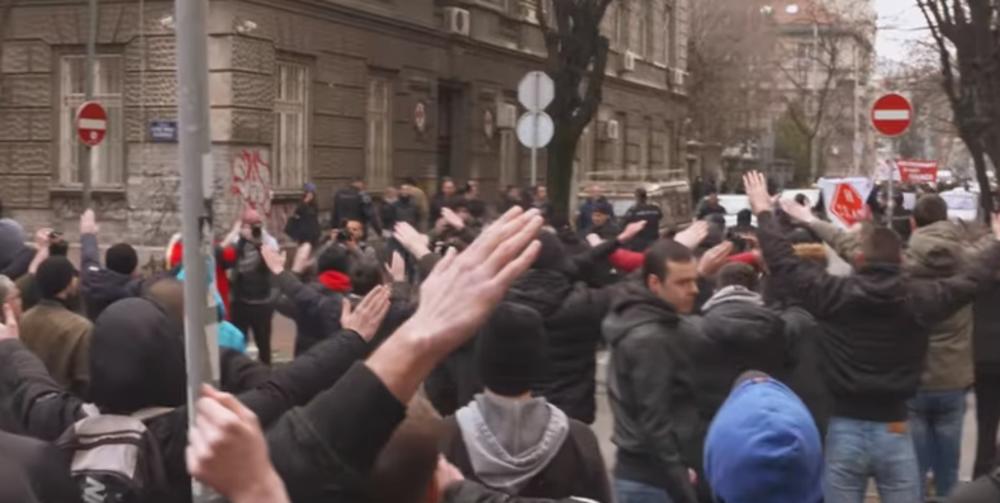Na skupu podrške Milanu Nediću, korišćeni nacistički pozdravi 