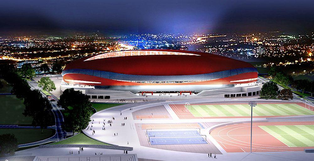 Idejno rešenje za Nacionalni stadion u Surčinu  