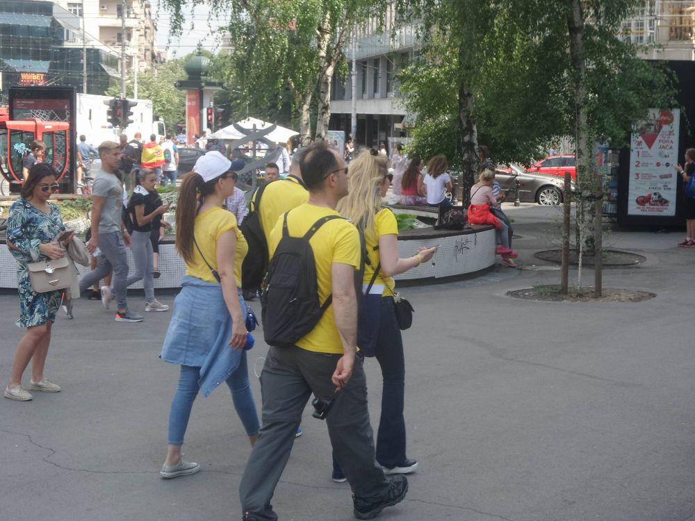 Navijači Fenerbahčea i Žalgirisa opet prave žurku u Beogradu