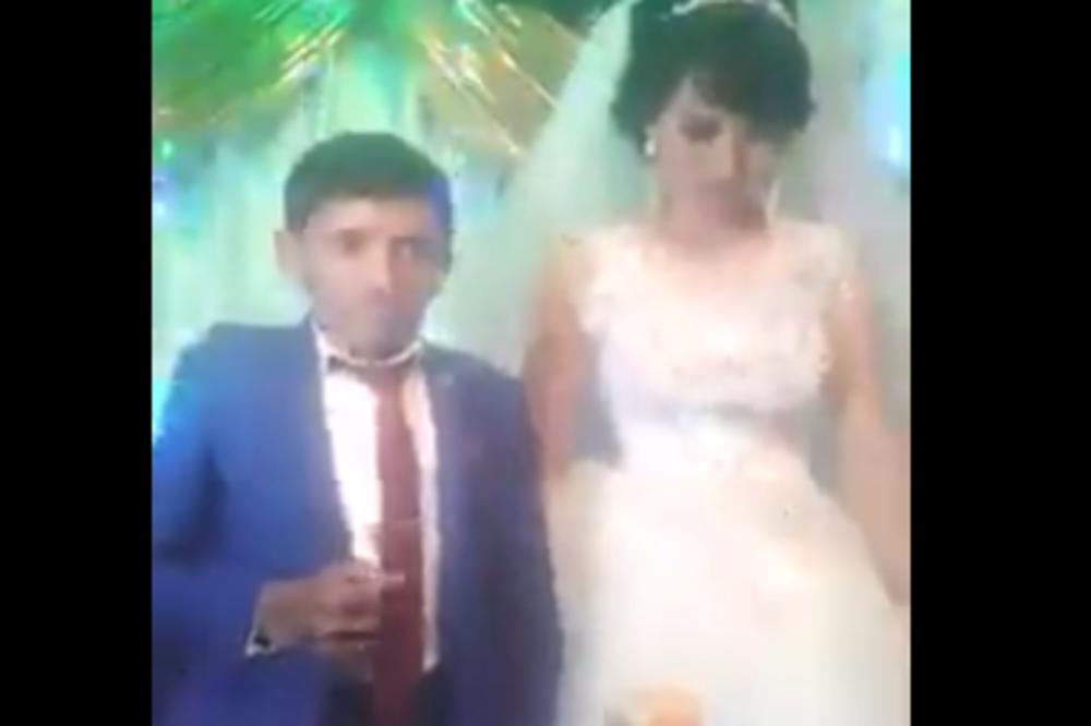 KAKO JE UOPŠTE DOŠLO DO OVOGA? Snimak sa svadbe u Uzbekistanu na kojem je MLADA OČAJNA postavlja mnoga pitanja! (VIDEO)