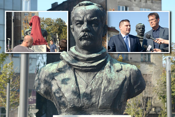 SOCIJALISTA JE PONOVO NA SLAVIJI! Spomenik Tucoviću vraćen na staru adresu u Beogradu (FOTO)
