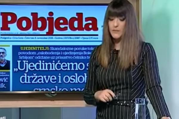 OMAKLO JOJ SE! Crnogorska voditeljka doživela GAF u programu, svi pričaju o njenoj reakciji! (VIDEO)
