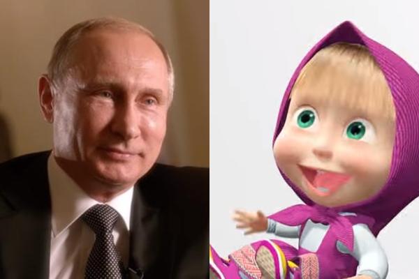 TA MALA JE ISTI PUTIN: Crtać Maša i Medved je propaganda Kremlja, tvrdi Tajms!