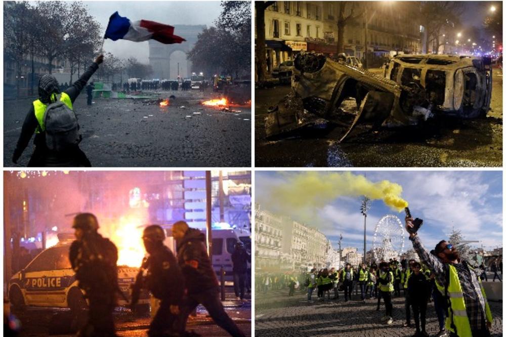 FRANCUSKA UVODI VANREDNO STANJE?! Protesti prerasli u ULIČNI RAT! 133 povređeno, 412 uhapšeno! (VIDEO)