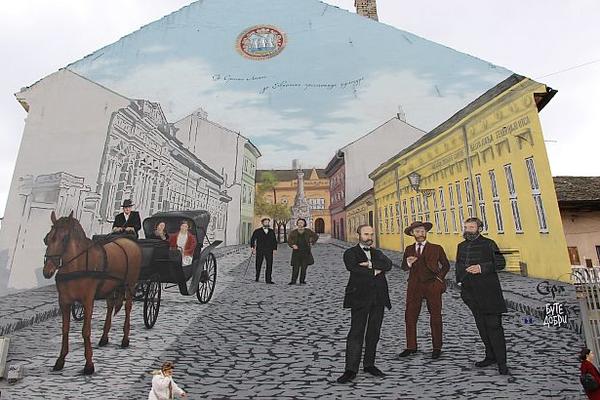 OSVANUO MURAL SRPSKA ATINA: Zamenio je čuveni Remedov mural, građani BESNI! (FOTO)