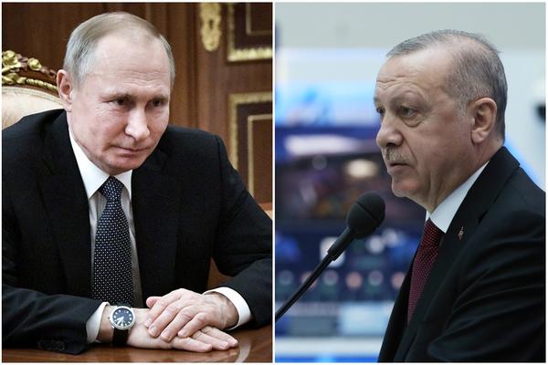 LIDERI OBAVILI RAZGOVOR: Putin i Erdogan pričali o eskalaciji sukoba na Bliskom istoku!