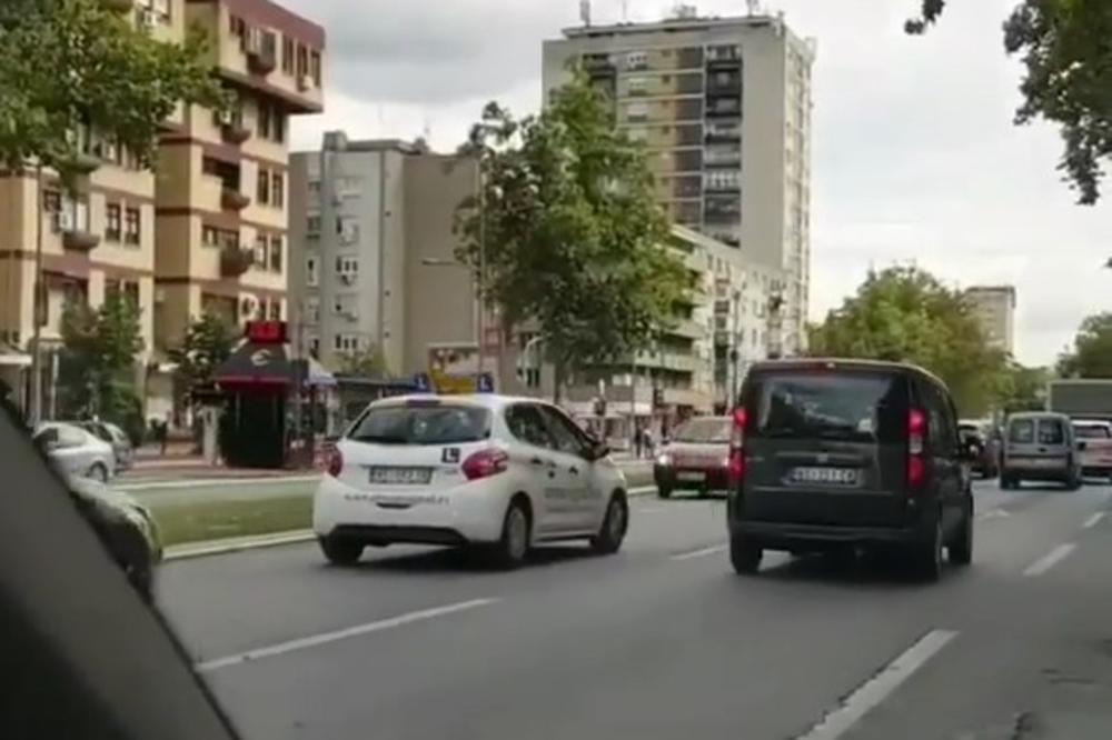 NOVOSAĐANI SAMO O KAMIKAZI PRIČAJU: Nećete verovati šta je ovaj vozač uradio, svi oko njega u ŠOKU (VIDEO)
