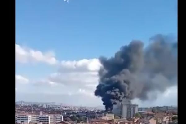 JEZIVE SCENE U TURSKOJ! Vatra kulja u zgradi univerzitetske bolnice, grad se ne vidi od gustog dima