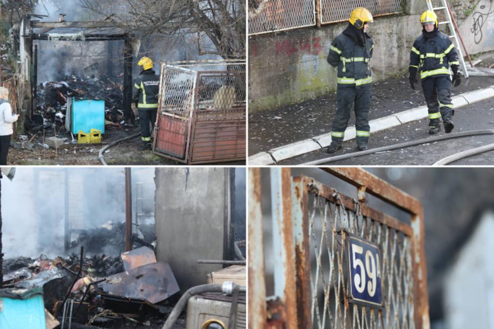 PRVE FOTOGRAFIJE SA LICA MESTA: Kod Sajma kuća izgorela do temelja (FOTO)
