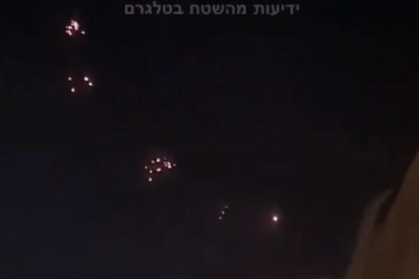IZRAELSKE GRADOVE POGODILA KIŠA PROJEKTILA: Rakete ispaljene iz Pojasa Gaze, snimljen momenat! (VIDEO)