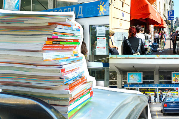 ZATEKLI SMO OGROMNE GUŽVE ISPRED KNJIŽARA PRED 1. SEPTEMBAR: Beograđani hvataju POSLEDNJI VOZ za kupovinu udžbenika