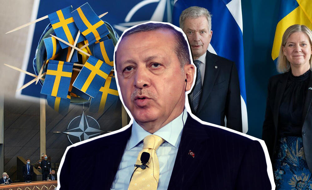 Redžep Tajip Erdogan, Švedska, Finska, NATO