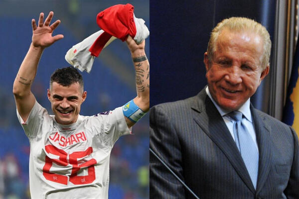 PACOLI OBEĆAO DŽAKI: Platiću FIFA kaznu lično, u ime albanskog naroda! Nosio je SVETO IME na dresu!