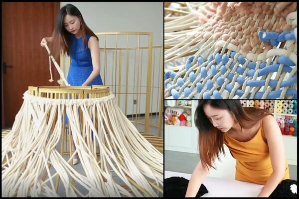 Magičan svet vune: Kineski ljubitelj umetnosti plete umetnička dela (VIDEO)