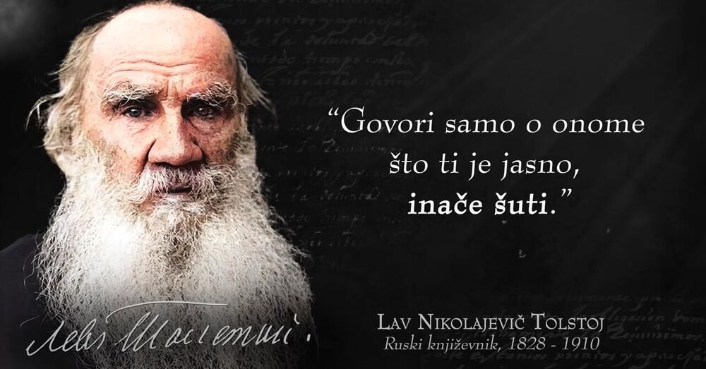 Lav Tolstoj, Tolstoj