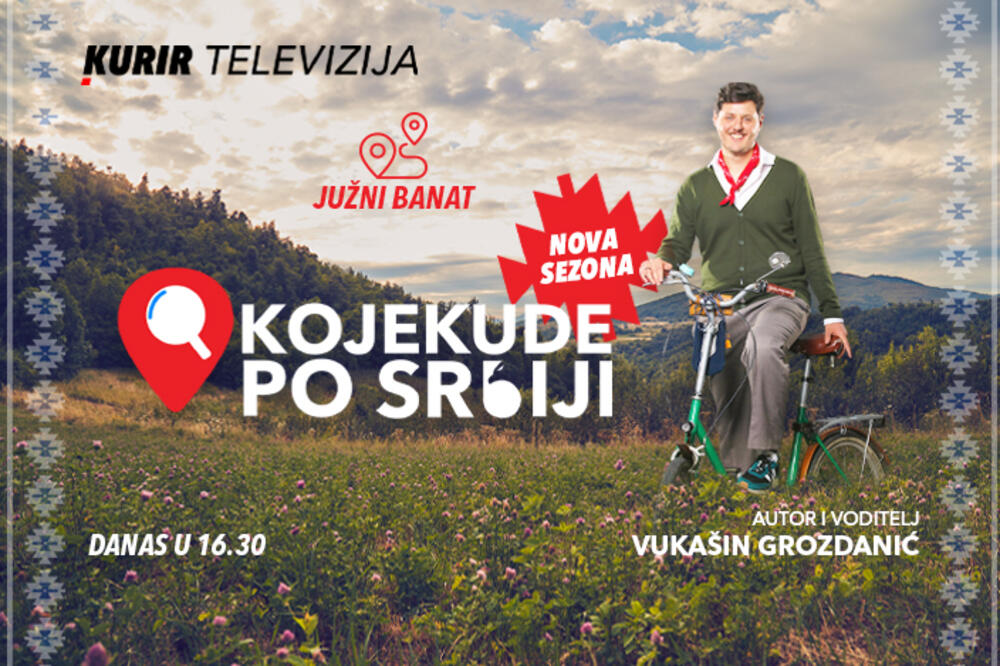 NOVA AVANTURA PO JUŽNOM BANATU SA VUKAŠINOM! Ne propustite "Kojekude po Srbiji" danas u 16.30 na Kurir televiziji