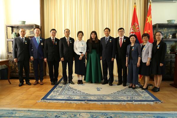 Odlikovanja predsednika Srbije dodeljena kineskim kompanijama i pojedincima