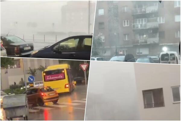 SVE SE ZABELILO U KRUŠEVCU, POLICIJA NA ULICAMA: Nevreme pogodilo centralnu Srbiju, totalni haos! (VIDEO)