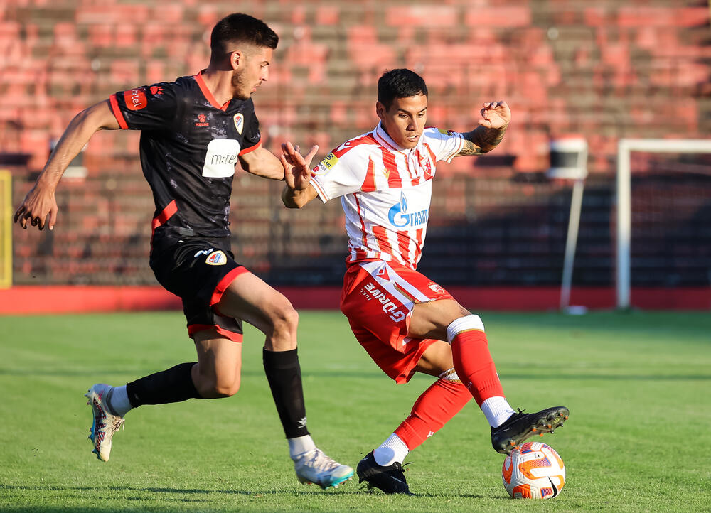 Aleks Vigo na utakmici Crvene zvezde i banjalučkog Borca