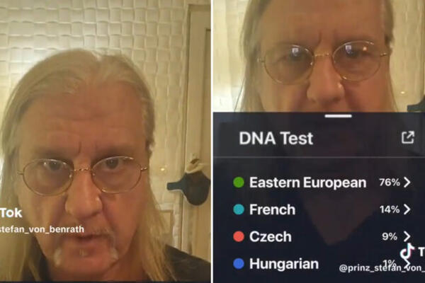 "SRA*E, ZNAO SAM DA SAM SRBIN": Pogledajte kako je Nemac reagovao na rezultate "DNK testa", HIT (VIDEO)